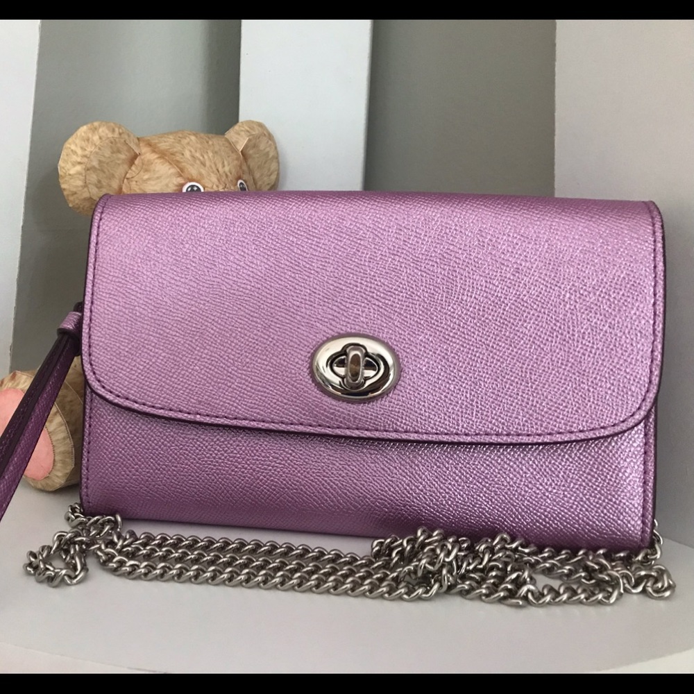 COACH: Chain Crossbody (Lilac)